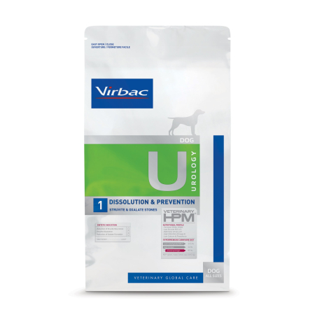 Diete Veterinare - Hrană uscată Câini - Virbac HPM Dog Urology Dissolution and Prevention - 12 kg