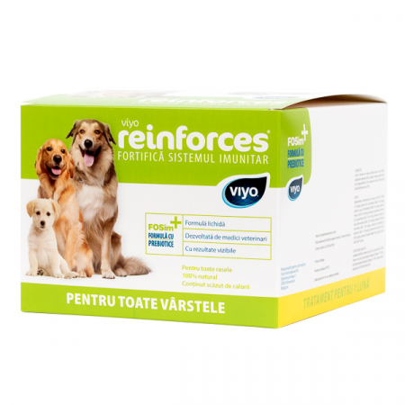 Suplimente Imunitate și Vitamine - Viyo Reinforces for Dogs all ages - 30 plicuri x 30 ml