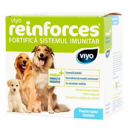 Suplimente și Vitamine - Viyo Reinforces for Dogs all ages - 7 plicuri x 30 ml