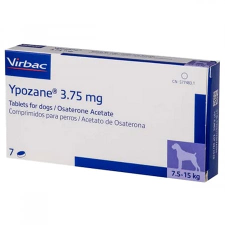 Hormonale - Ypozane 3.75 mg Câini (7.5-15 kg) - 7 tablete