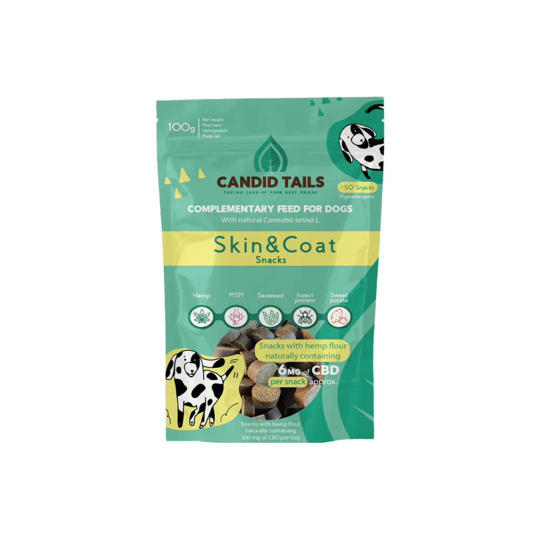 Skin & Coat Treats with CBD for Dogs - 100 g [1]