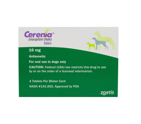 CÂINI - Cerenia 16 mg - 4 tablete