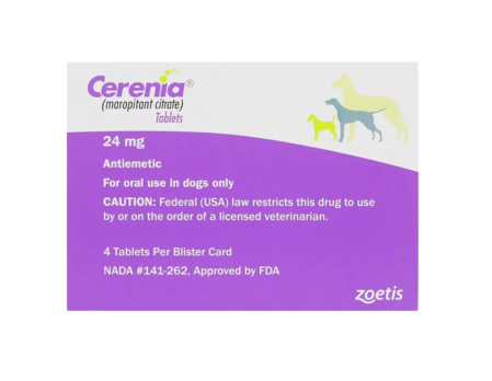 CÂINI - Cerenia 24 mg - 4 tablete