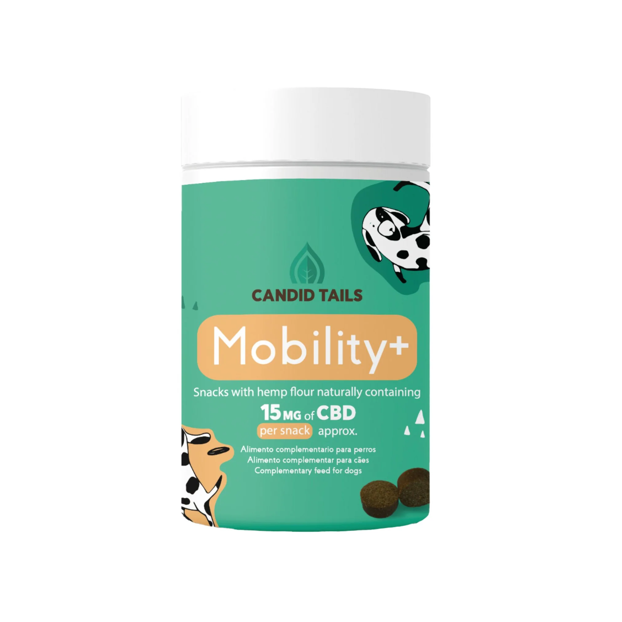 Afecțiuni Articulare - Mobility+ with CBD Dog Snacks - 60 snaks