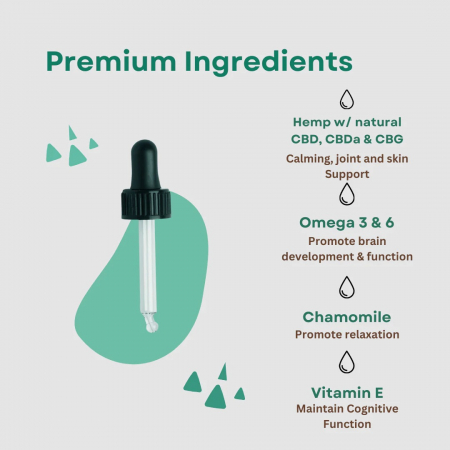 Petibidiol Oil 1000 mg (5%) Natural CBD for Large Dogs - 20 ml [1]