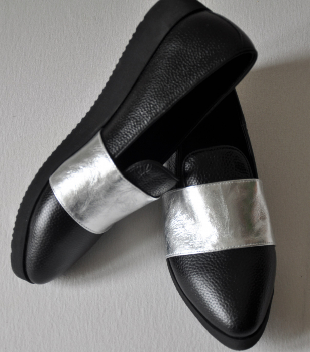 Ballerines Noir & Argent [2]