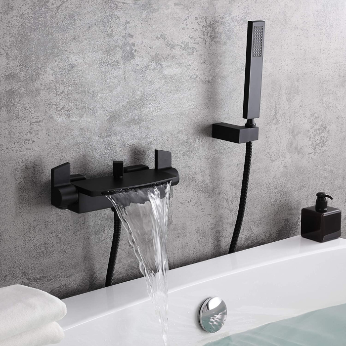 Baterie cada, tip cascada, negru mat [2]