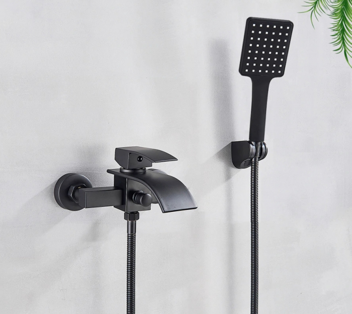 Baterie cada, tip cascada, negru mat [3]