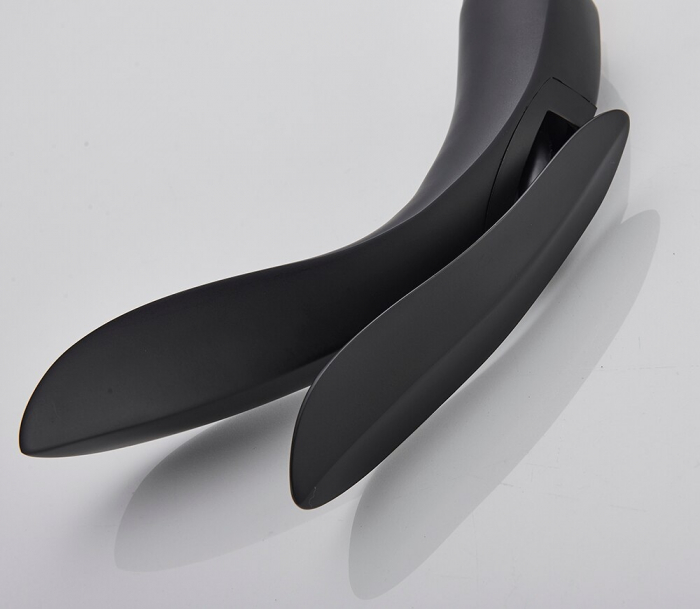 Baterie lavoar cu montare pe chiuveta, negru mat [4]