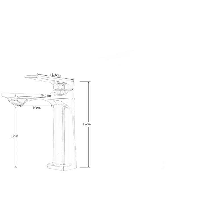 Baterie lavoar negru mat [5]