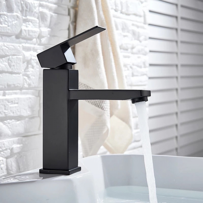 Baterie lavoar negru mat [3]