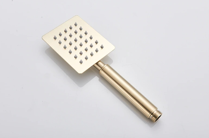 Coloana de dus, cu efect de ploaie, 3 functii de curgere, auriu nichelat [4]