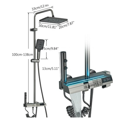 Coloana de dus cu termostat si afisaj, 5 functii [8]