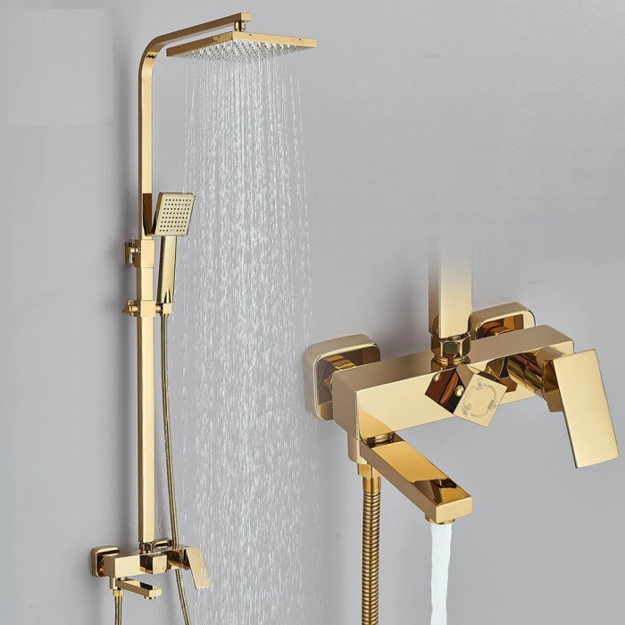 Coloana dus 3 functii auriu lucios [2]