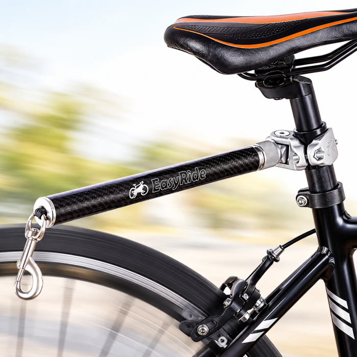 Set lesă câine pentru bicicletă EasyRide cu amortizor și rotire 180° [4]