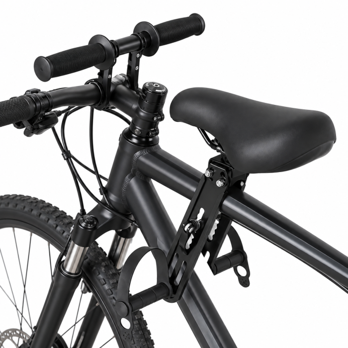 Scaun frontal bicicletă copii MINEUP cu ghidon și suporturi picioare [4]