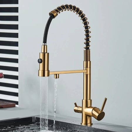 Baterii Bucatarie - Baterie bucatarie, 3 cai, pentru filtru de purificare a apei