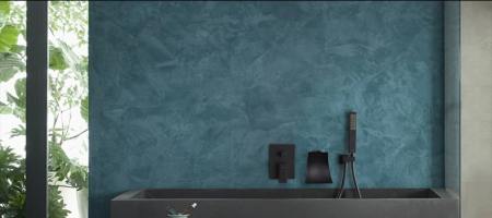 Baterie cada, tip cascada, negru mat, montare in perete [1]