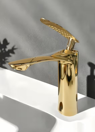 BAIE - Baterie lavoar, auriu lucios