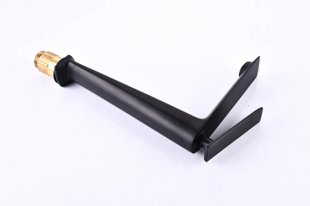 Baterie lavoar montare blat, negru mat [3]