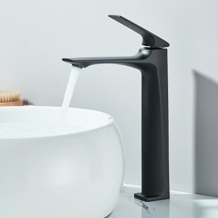 Baterii Lavoar - Baterie lavoar montare blat, negru mat