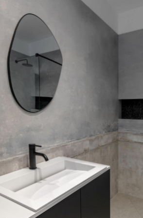 BAIE - Baterie pentru lavoar, negru mat
