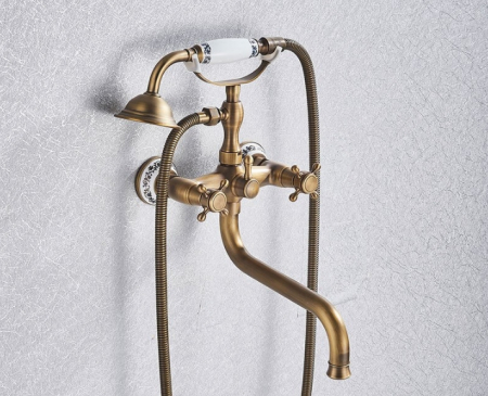 Baterii Cada - Baterie retro, cada, bronz
