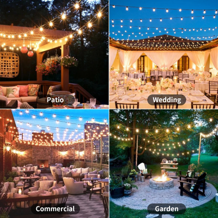 Corpuri de Iluminat - Ghirlanda luminoasa 17 m cu 31 becuri cu led interconectabila