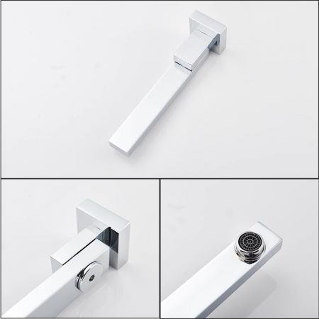 Sistem de dus incastrat, crom, para 30 cm, trei functii de curgere a apei [2]