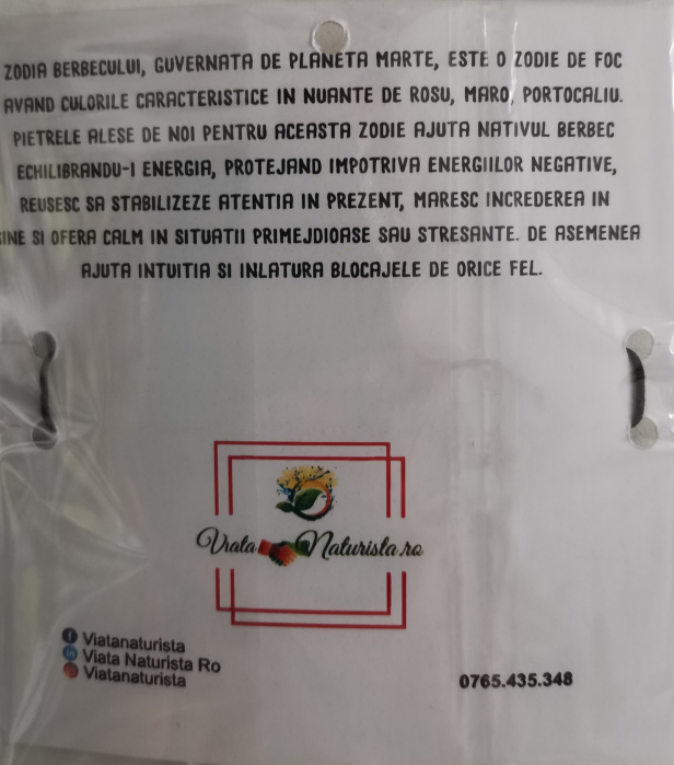 Bratara berbec cu pietre semipretioase, lucrata manual [2]