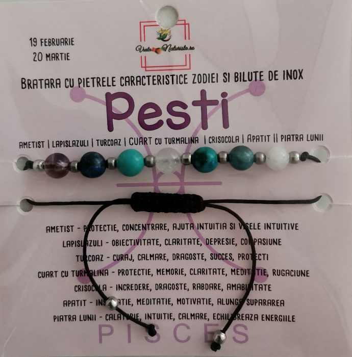 Bratara pesti cu pietre semipretioase, lucrata manual [1]