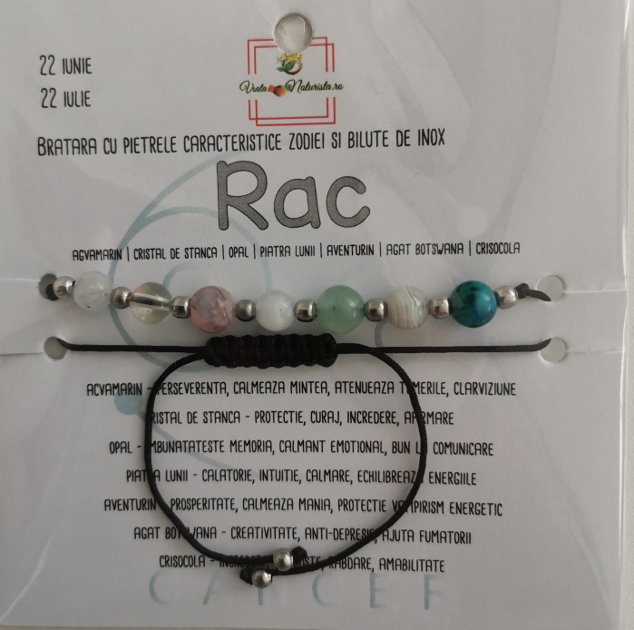 Bratara rac cu pietre semipretioase, lucrata manual [1]