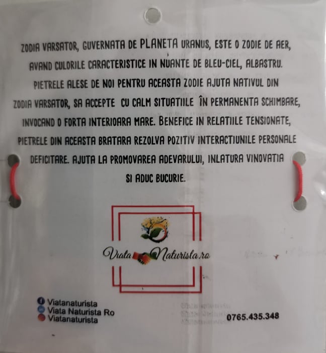 Bratara varsator cu pietre semipretioase, lucrata manual [2]