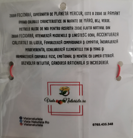 Bratara fecioara cu pietre semipretioase, lucrata manual [1]