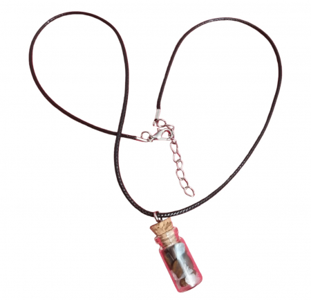 Lantisoare - Lantisor STICLUTA CU NOROC (cu cristale)