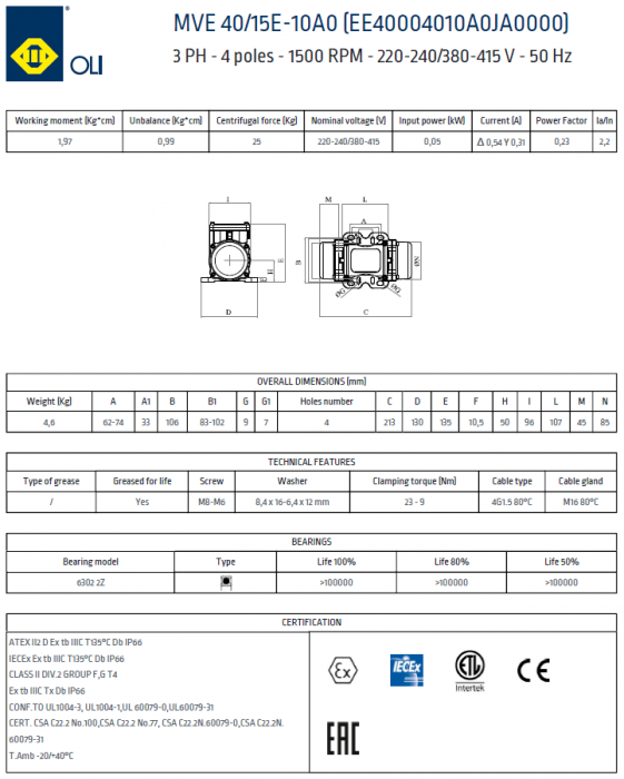 VIBRATOR ELECTRIC MVE 40/15 [2]