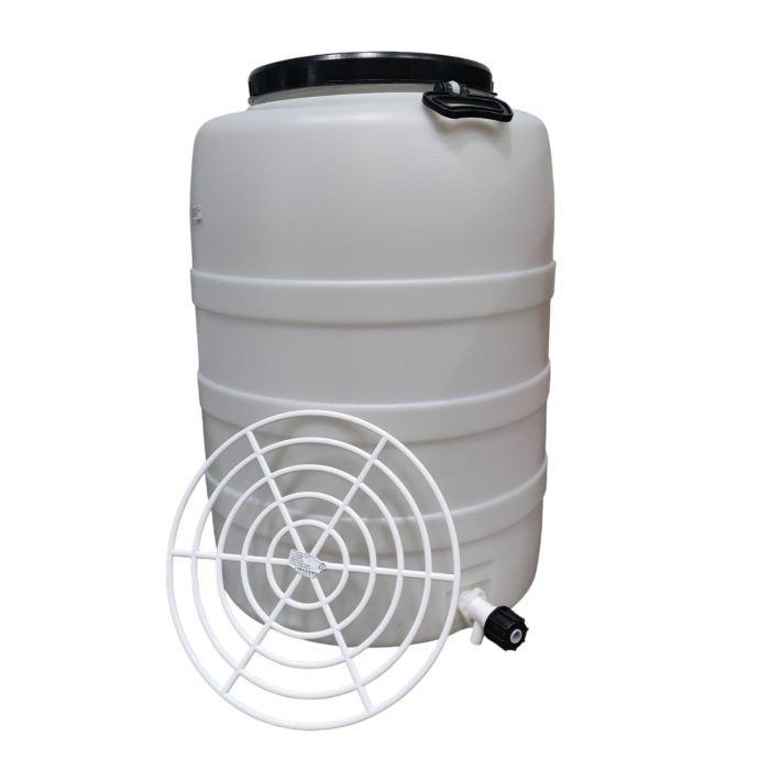 BIDON ALB 120L (cu maner+ presator+robinet) CRI [1]