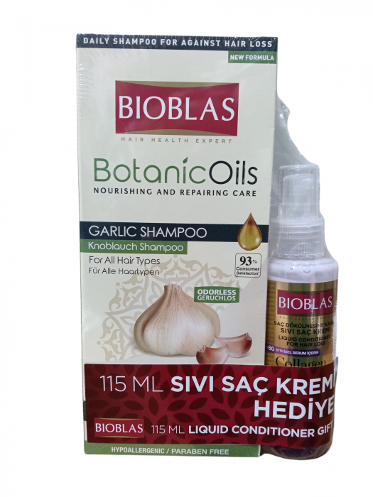 BIOBLAS SAMPON GALIC 360ML+BL COLAGEN 115ML [1]