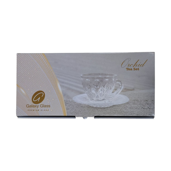 CESTI CAFEA+FARFURII STICLA ORHIDEE [2]