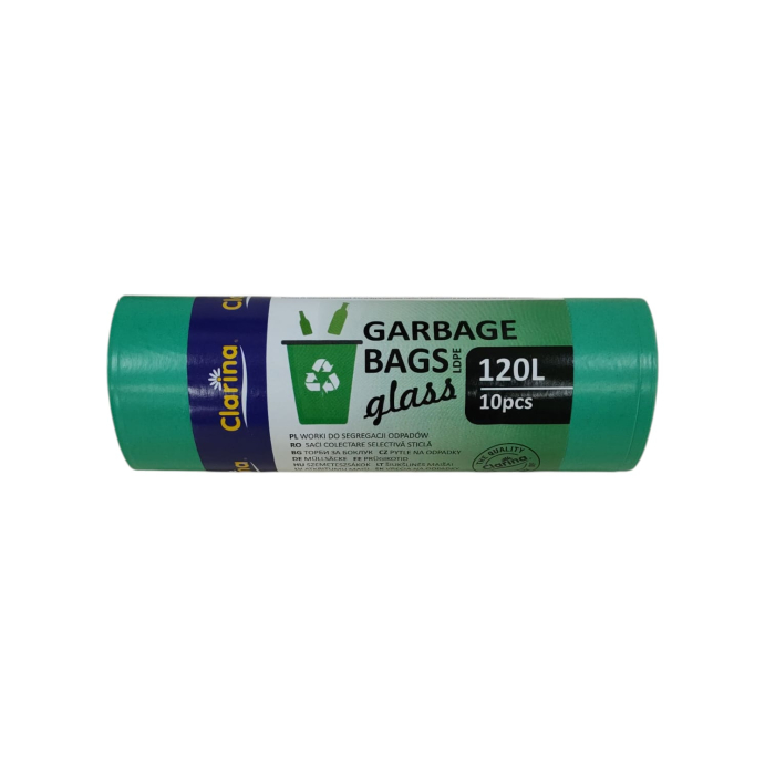 CLARINA SACI MENAJ SEGREGARE STRONG VERDE 120L/10BUC [1]