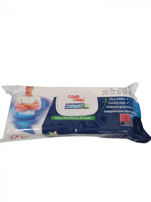 COOL&CLEAN SERVETELE UMEDE OTET/BIC 100BUC [1]