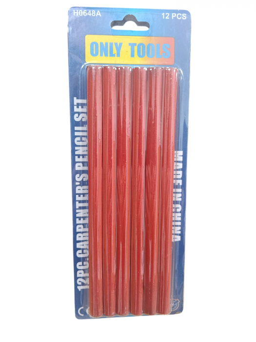Creioane tamplarie lemn, set 12pcs 13.112 [1]