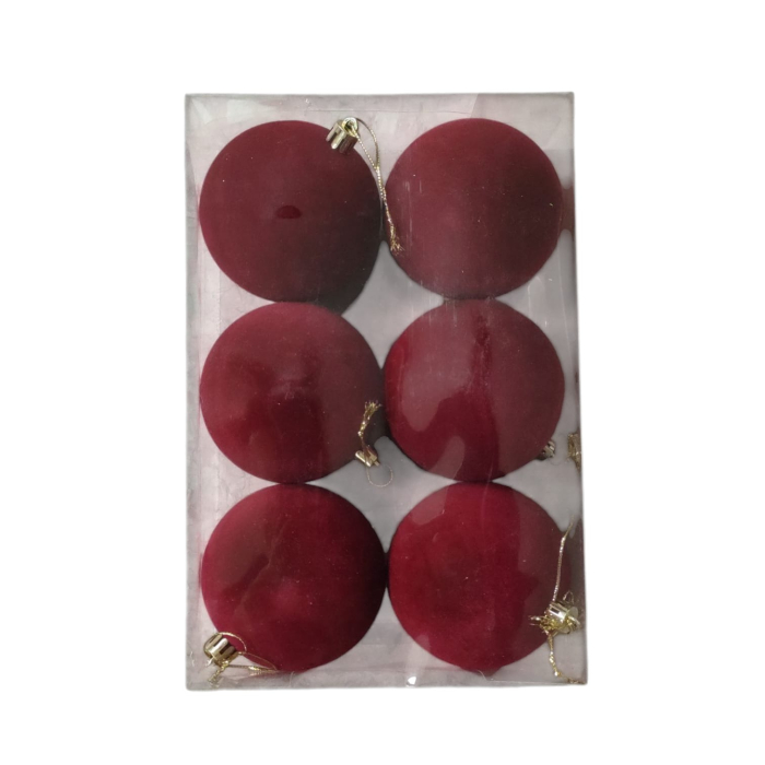 Globuri de Craciun 6pcs, 8cm 25M 1-55 [1]