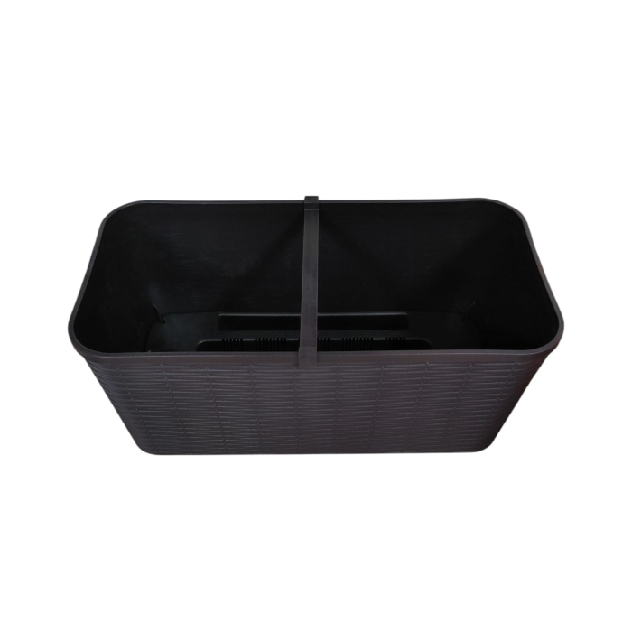 JARDINIERA 40CM RATAN WENGHE CRI [2]
