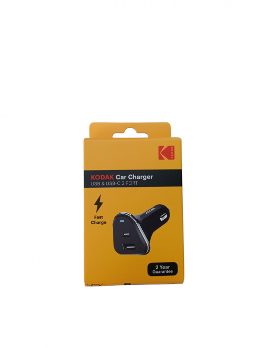 KODAK INCARCATOR AUTO 12V(USB A+USB C) [1]