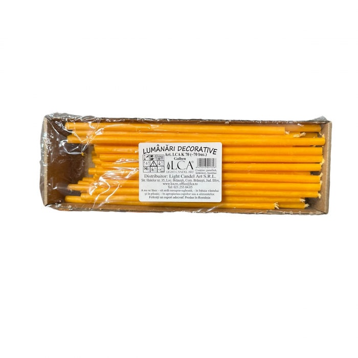 LUMANARE K70 GALBEN [1]