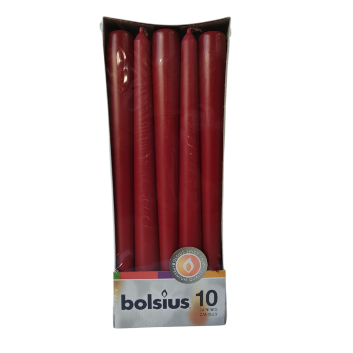 LUMANARI CONICE BOLSIUS BURGUND A10(10buc/set)10-44 [1]