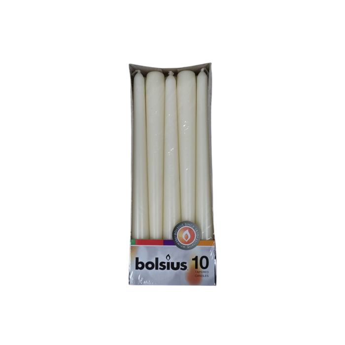 LUMANARI CONICE BOLSIUS CREM  A10(10buc/set)10-05 [1]