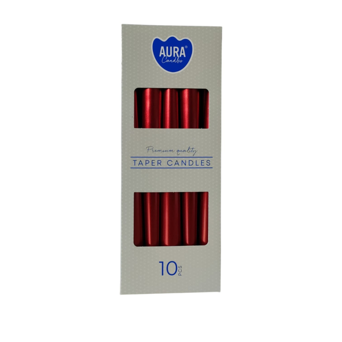 LUMANARI CONICE ROSU METAL(10buc/set)30-230 [1]