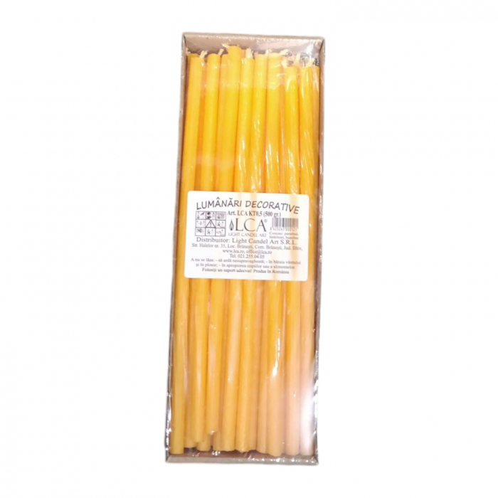 LUMANARI FEST.500G(24/BX) GALBEN [1]